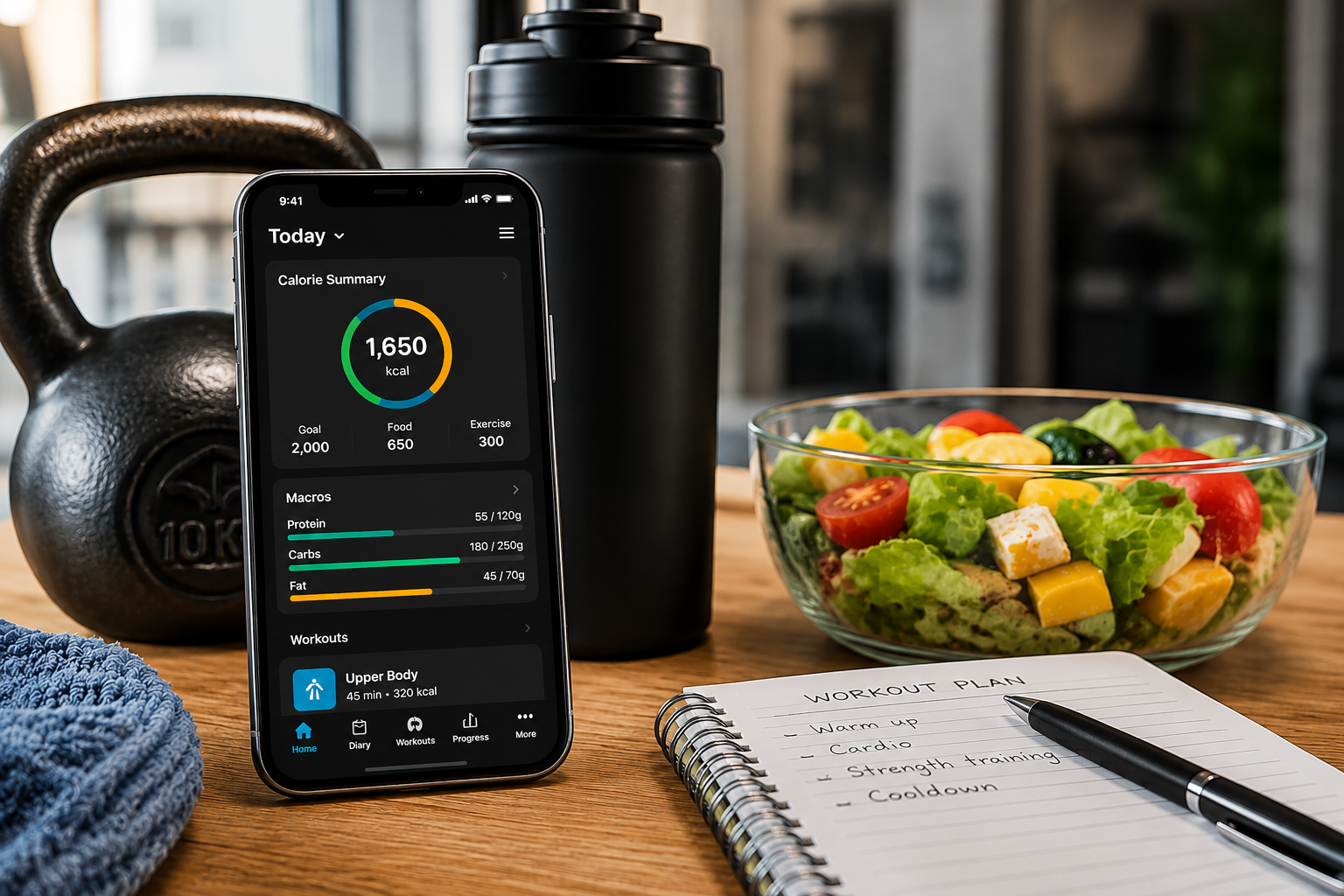 workout-tracker-calorie-counter-beginners